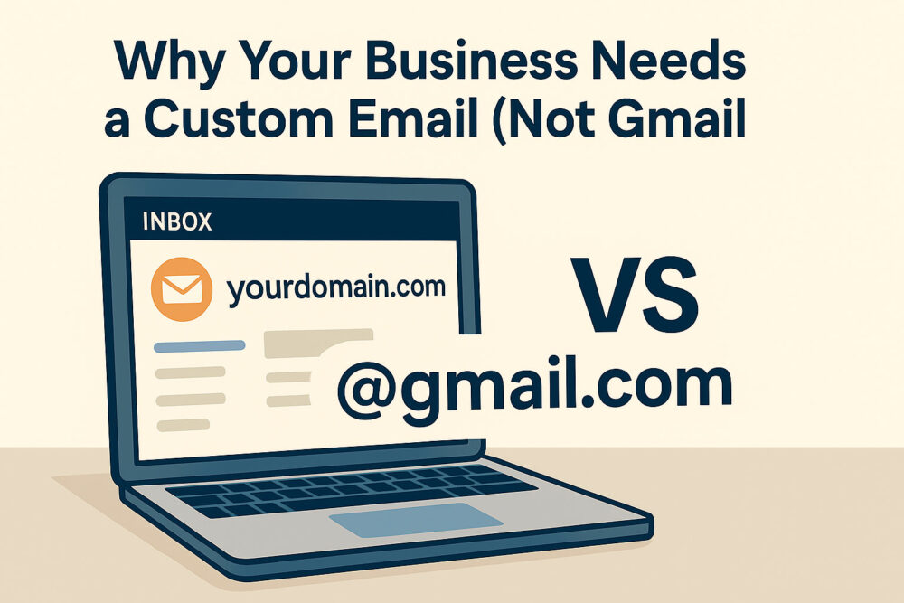 Why Your Business Needs a Custom Email (Not Gmail) and How to Set It Up